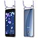 Catena Di Telefoni Cellulari Compatibile Con Htc Ocean / U11 In Unicorn - Coperchio Protettivo In Silicone Con Anelli D'argento, Cinturino In Corda E Custodia Staccabile - Foto miniatura 8