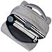 7562 grey / mocha anti-theft Laptop backpack 15.6 - Foto miniatura 13