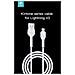 Kintone Cavo Lightning Apple 5v 2.1a 1m Carica E Dati Bianco - Foto miniatura 1