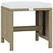 Set Da Pranzo Per Giardino 19pz Con Cuscini In Polyrattan Beige - Foto miniatura 4
