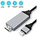 Cavo Adattatore Lightning To Hdmi 7plus 6s 6s-plus 6 6 Plus 12 11pro 11pro-max - Foto miniatura 3