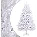 Albero Di Natale Artificiale Incernierato Con Base Bianco 270cm - Foto miniatura 1