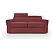 Avalon Divano Letto Alto 18 Cm. Smacchiabile T03 Rosso - Foto miniatura 3