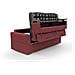 Avalon Divano Letto Alto 18 Cm. Smacchiabile T03 Rosso - Foto miniatura 5