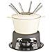 Masterclass Cast Iron Enamelled Fondue Set - Cream - Foto miniatura 1
