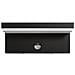 Applique A Parete Led Luce Bianca 10w Lampada Sensore Rileva Movimento Ir Nero - Foto miniatura 2