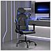 Sedia da Gaming Nera e Blu in Similpelle - Foto miniatura 10