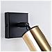 Lampada Da Parete Winx Nero /oro Sl. 1382 - Moderno Lampade Da Parete Oro Nero 18.5x8x8 Cm - Foto miniatura 7