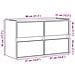 Mobile TV a Parete con Luci LED Grigio Sonoma 80x31x45 cm - Foto miniatura 2