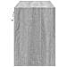 Mobile TV a Parete con Luci LED Grigio Sonoma 80x31x45 cm - Foto miniatura 4