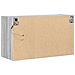 Mobile TV a Parete con Luci LED Grigio Sonoma 80x31x45 cm - Foto miniatura 5
