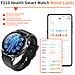 Smartwatch Con Ecg, Cardiofrequenzimetro, Pressione Sanguigna E Contapassi Black Gray Silicone - Foto miniatura 2