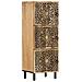 Credenza 40x33x110 Cm In Legno Massello Di Mango - Foto miniatura 1