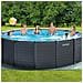 Piscina Fuori Terra - In Giro - 478x478x124 Cm - Grigio - Include Accessori Coordinati Cb58 - Foto miniatura 4