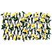 Lusso Casadino -  Traliccio Edera Artificiale Espandibile 5pz Giallo 180x20 Cm - Foto miniatura 3