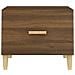 Tavolino Da Salotto Rovere Marrone 50x50x40cm Legno Multistrato - Foto miniatura 5