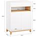 Mobile Multifunzionale Per Ingresso 60x34x85 Cm Fsb97-wn - Foto miniatura 2