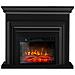 Camini Elettrici Sonia Nero Opaco Camino Elettrico, Con Effetto Sonoro, 3 Colori, Con L'app, L120xh102cm - Foto miniatura 1