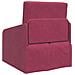 Divano Letto 2-in-1 Bordeaux 65x80x83 cm Velluto - Foto miniatura 7