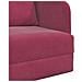 Divano Letto 2-in-1 Bordeaux 65x80x83 cm Velluto - Foto miniatura 9