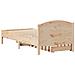 Letto senza Materasso 75x190 cm in Legno Massello Pino - Foto miniatura 8