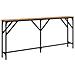 Tavolo da Console Rovere Artigianale 180x23x75 cm Legno Tecnico - Foto miniatura 6