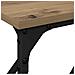 Tavolo da Console Rovere Artigianale 180x23x75 cm Legno Tecnico - Foto miniatura 7