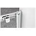 Box Doccia A Nicchia 120 Cm Porta Scorrevole Apertura Laterale H195 Cm Alba Cromato - Foto miniatura 3