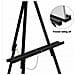 Cavalletto In Ferro Nero: Pieghevole, Portatile Per Schizzi E Arte - Foto miniatura 2