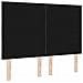 Testiera LED Geometrico Grigio scuro 144 cm Velluto - Foto miniatura 7