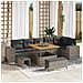 Set Divano da Giardino 9 pcs Grigio 100 x 100 x 71 cm - Foto miniatura 2