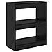 Armadio per Libri Rovere nero 60 x 30 x 72 cm Legno multistrato - Foto miniatura 1