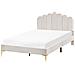 Letto Velluto Sauvian 120 X 200 Cm Bianco Sporco - Foto miniatura 2