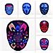 Maschera Led Di Halloween Ricaricabile Usb Con Sensore Di Gesti E Faccia Personalizzabile - Foto miniatura 2
