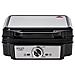AD 3083 piastra per waffle 4 waffle 1200 W Nero, Argento - Foto miniatura 2