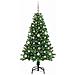 Albero di Natale artificiale con 150 LED Verde 150 cm - Foto miniatura 2