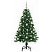 Albero di Natale artificiale con 150 LED Verde 150 cm - Foto miniatura 3