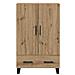 Credenza con cassetto Rovere artigianale 69,5 x 30 x 115 cm - Foto miniatura 6