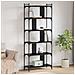 Libreria Rovere nero 76 x 32 x 192 cm Legno multistrato - Foto miniatura 2