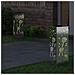 Faro LED solare per sentieri 2 pcs Argento Acciaio inossidabile - Foto miniatura 3