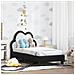 Struttura letto per bambini con testata Nero 70 x 140 cm PU - Foto miniatura 2