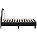 Struttura letto per bambini con testata Nero 70 x 140 cm PU - Foto miniatura 6
