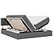 Letto con Contenitore Grigio scuro 200 x 200 cm Pelle Sintetica - Foto miniatura 1