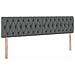 Letto con Contenitore Grigio scuro 200 x 200 cm Pelle Sintetica - Foto miniatura 9