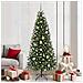 Albero di Natale artificiale con 300 LED Verde 210 cm PE e PVC - Foto miniatura 2