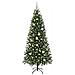 Albero di Natale artificiale con 300 LED Verde 210 cm PE e PVC - Foto miniatura 3