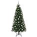 Albero di Natale artificiale con 300 LED Verde 210 cm PE e PVC - Foto miniatura 5