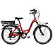 Bici E-bike Donna Misura 26 Motore Posteriore Shengyi 45nm 250w Batteria 36v 14ah E-ven26sg6vp Bicicletta City Bike - 43 Rosso - Foto miniatura 1
