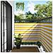 Schermo da balcone Giallo e Bianco 110 x 700 cm Tessuto Oxford - Foto miniatura 2