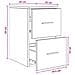 Armadio Bagno In-between Grigio Cemento 30 x 35 x 50 cm - Foto miniatura 6